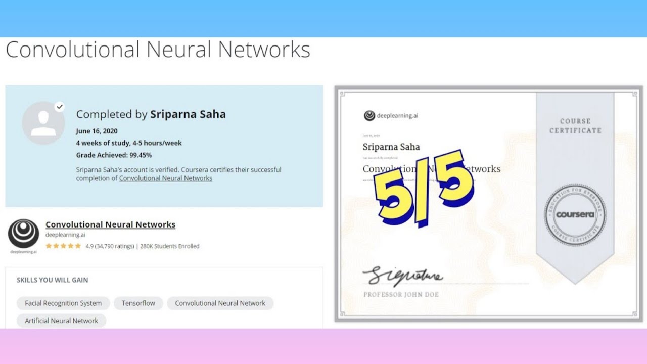 convolutional neural network coursera