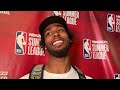 Hear @OfficialRockets Tari Eason talk about his journey to the @NBA at the @NBASummerLeague