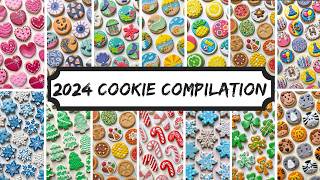 Every cookie I made in 2024 ~ 1 Hour Satisfying Cookie Decorating with Royal Icing Compilation