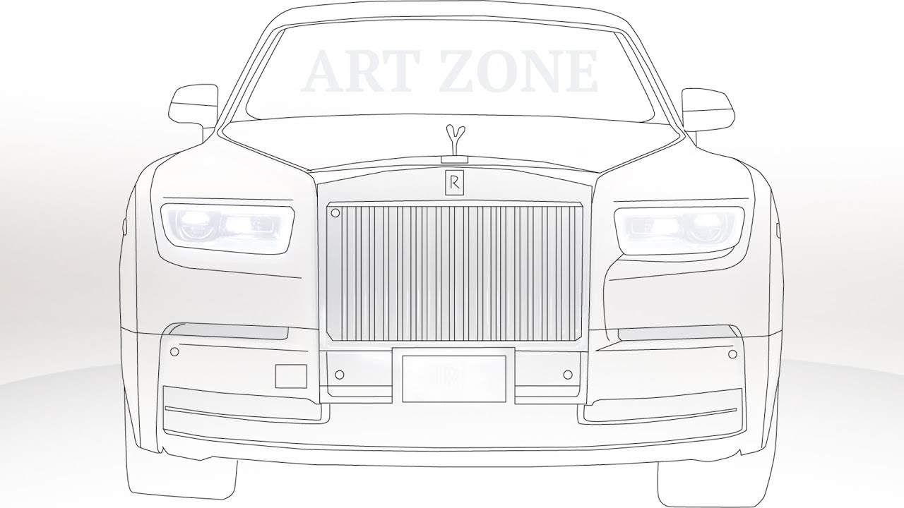 How to Create Vector Illustrator Rolls Royce Phantom 2020 - YouTube.