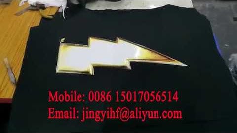 TPU logo high frequency embossing machine for clothes,tpu label welding machine