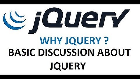jQuery tutorial for beginners in Bangla