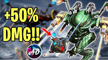 BRUTAL Eldritch ARES ATOMIZER QUARKER With OVERDRIVE UNIT +50% Damage | War Robots MK2 Gameplay WR