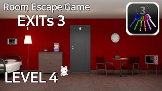 Room Escape Game EXITs3 Level 4 Walkthrough (EXITs)