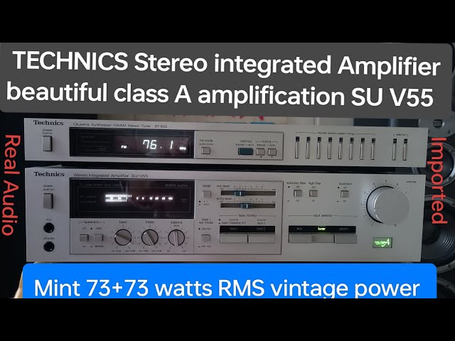 Brand New condition Technics class A amplification vintage stereo