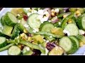 Persian Cucumber Salad With Corn And Feta - Clean & Delicious