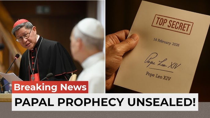 Cardinal Tagle Read a Letter Dated Next Year — Signed by the Pope - YouTube