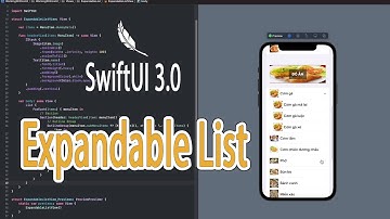 Expandable List  | SwiftUI 3.0 | Working with List 2 (part 4)