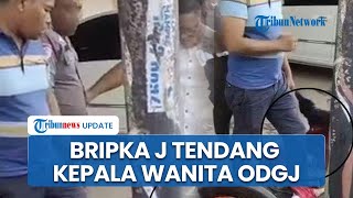 Viral Polisi Tendang Kepala Wanita ODGJ di Labuhanbatu, Bripka J Diduga Tak Terima Motornya Dibakar