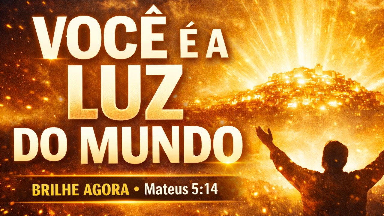 VOCÊ É A LUZ DO MUNDO ✨ | Louvores Proféticos | Mateus 5:14
