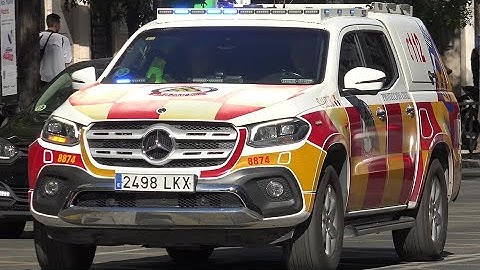 SAMUR PC Madrid - Special Units responding to major emergency