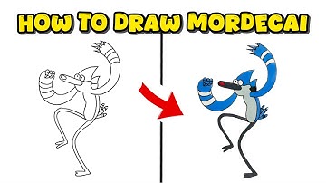 How to Draw Mordecai from Regular Show – Cartoon Character Sketch