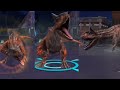 Defeating the carnotaurus boss with 4 carnotauruses mesozoic tyrants jurassic world alive