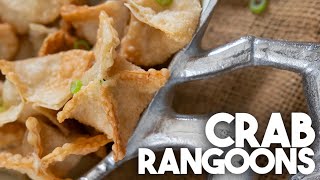 CRAB Rangoons | Easy to make Cheese & Crab Wontons | Kravings