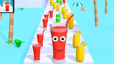 Juice Run - All Levels Gameplay Walkthrough Android, ios (Levels 1-2)