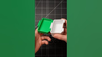3D printed double hinged box