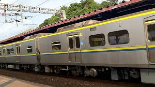 2243次瑞芳發車經由宜蘭線山線開往嘉義的EMU807+EMU808微笑號區間車