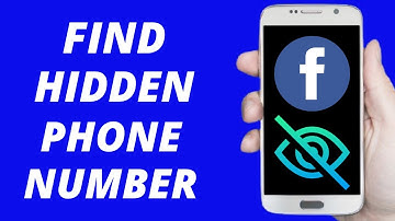 How To Find Facebook Hidden Phone Number (2021) Simple