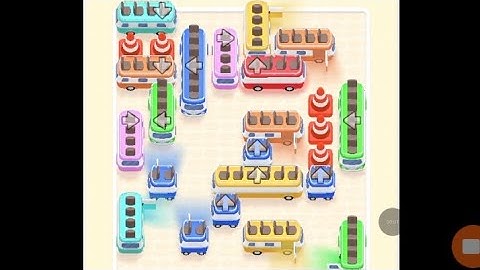194-196 Level Bus puzzle parking jam game 2025