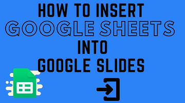 Cómo insertar hojas de cálculo de Google en Presentaciones de Google