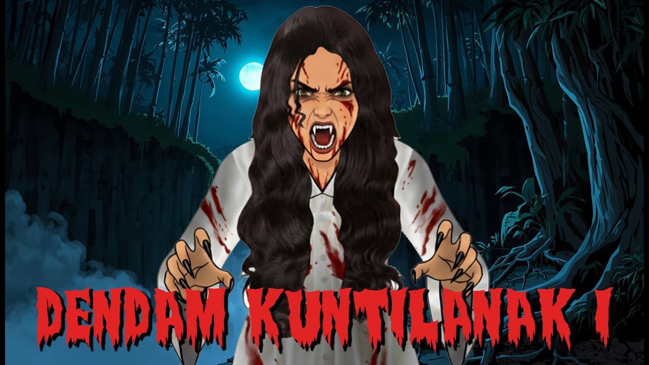 DENDAM KUNTILANAK 1 | KARTUN HANTU | ARKANA ANIMASI HOROR