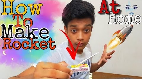 How to make mini rocket || how to make a Matchbox rocket launching kit