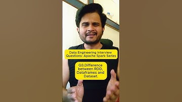 Data Engineering Interview Question 3.Difference between Rdd, Dataframe and Dataset? #dataengineer