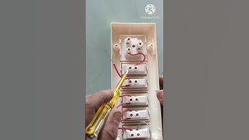 1socket 5switch fan regulator wiring/extension board#shorts#switch #socket #regulator #shortsfeed