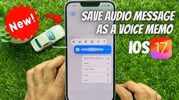 How to Save an Audio Message as a Voice Memo on iPhone and iPad