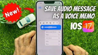 How to Save an Audio Message as a Voice Memo on iPhone and iPad screenshot 4
