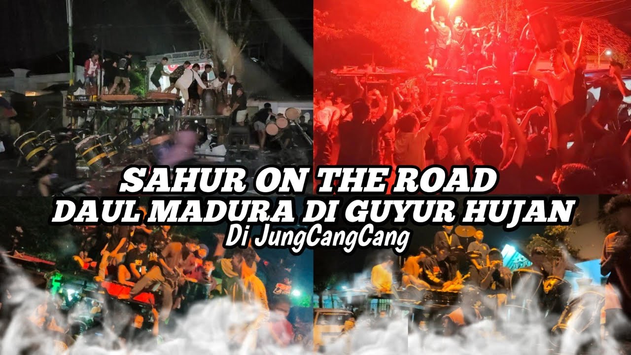 SAHUR ON THE ROAD‼️DAUL MADURA DI GUYUR HUJAN 2026