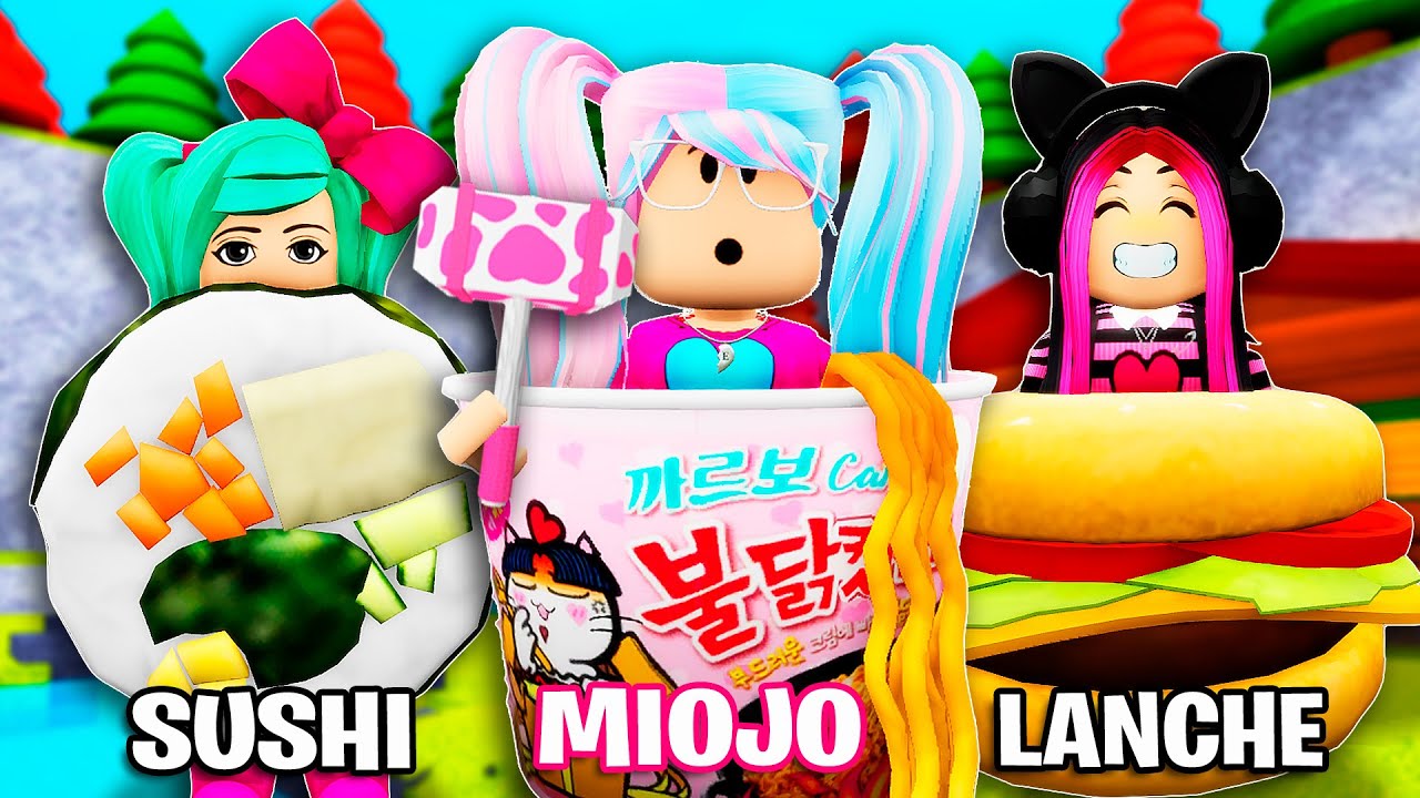 VIRAMOS NOSSA COMIDA FAVORITA no MARRETÃO - ROBLOX! | Flee The Facility