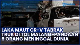 Deadly CR-V Crash Into Truck on Malang-Pandaan Toll Road After Vacation, 5 Family Members Killed