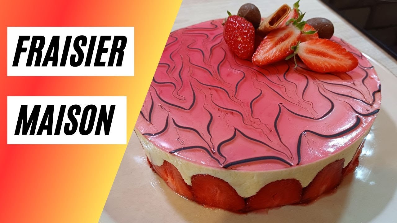 🍓Recette "Fraisier" (vidéo express) YouTube
