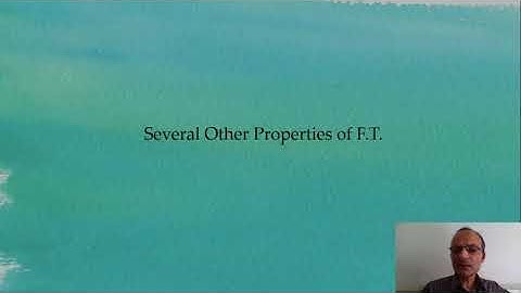 Fourier Transform Part 8