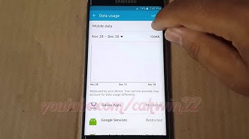 Android 5.1 : How to Set Mobile Data Limit in Samsung Galaxy S6