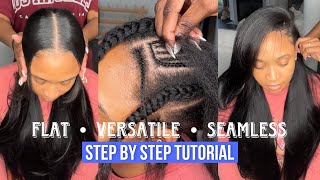 How To Do A Two Part Versatile Install  | Side & Middle | Detailed Flat Seamless Install