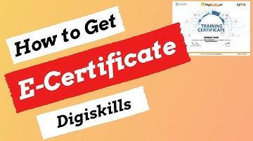 How to Get E Certificate From Digiskills || Digital Solutions || Urdu/Hindi