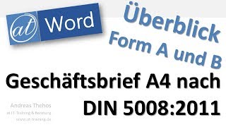 Word 2010 Geschäftsbrief Nach Din 5008 Softwareanleitungen