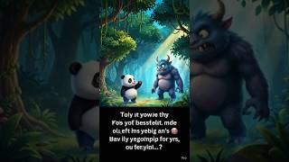 Chhota Panda  vs Graint Monster unexpected ending