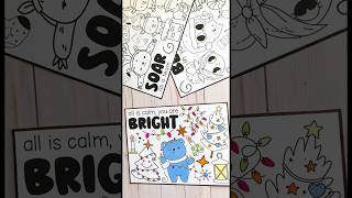 Christmas coloring pages for the classroom #growthmindset  #kidscoloringfun #christmasactivities