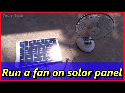 how to run a fan on solar panel without battery solar fan solar system luminous solar