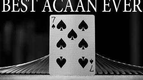 This is the BEST version of ACAAN I ever saw. Completely Fooled Me.