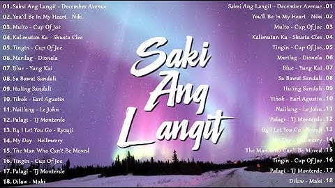 New Tagalog OPM Love Songs 2025 💕 Viral Playlist ft. December Avenue – Saksi Ang Langit