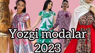 Yozgi modalar 2023 Yoz fasli uchun koylak lozim fasonlari Ёзги модалар 2023 кўйлак лозим фасонлари