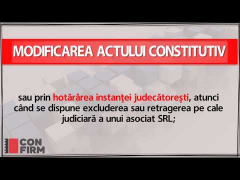 Video: Modificarea Actului Constitutiv