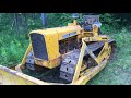 Dozer pulled out of woods after 40 years. Will it run soon?