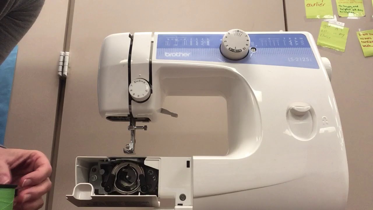 How to thread a Lower Bobbin on a Brother LX3817 sewing machine