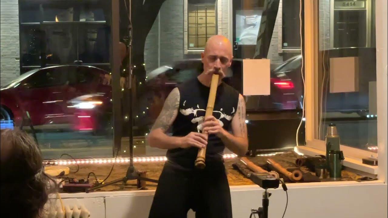 Shakuhachi Virtuoso circular breathing original composition