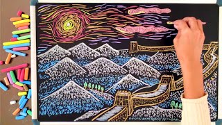 Disney's Mulan ♫ 8 HOURS of Chalk Art + Peaceful Music screenshot 4